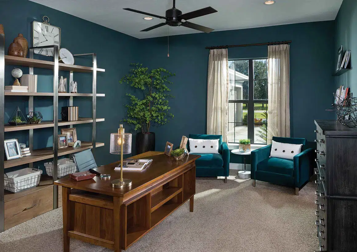 Personal Office painted by Robinson Painting of Colorado LLC.