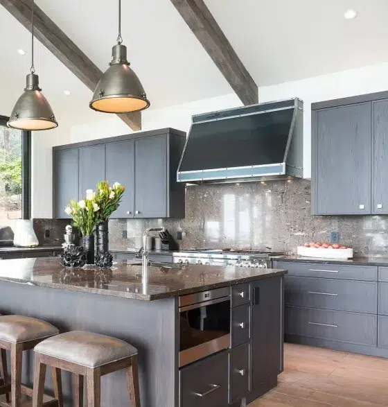 4-day on-site cabinet restoration by Robinson Painting in lafayette, Colorado — Emerald Urethane finish